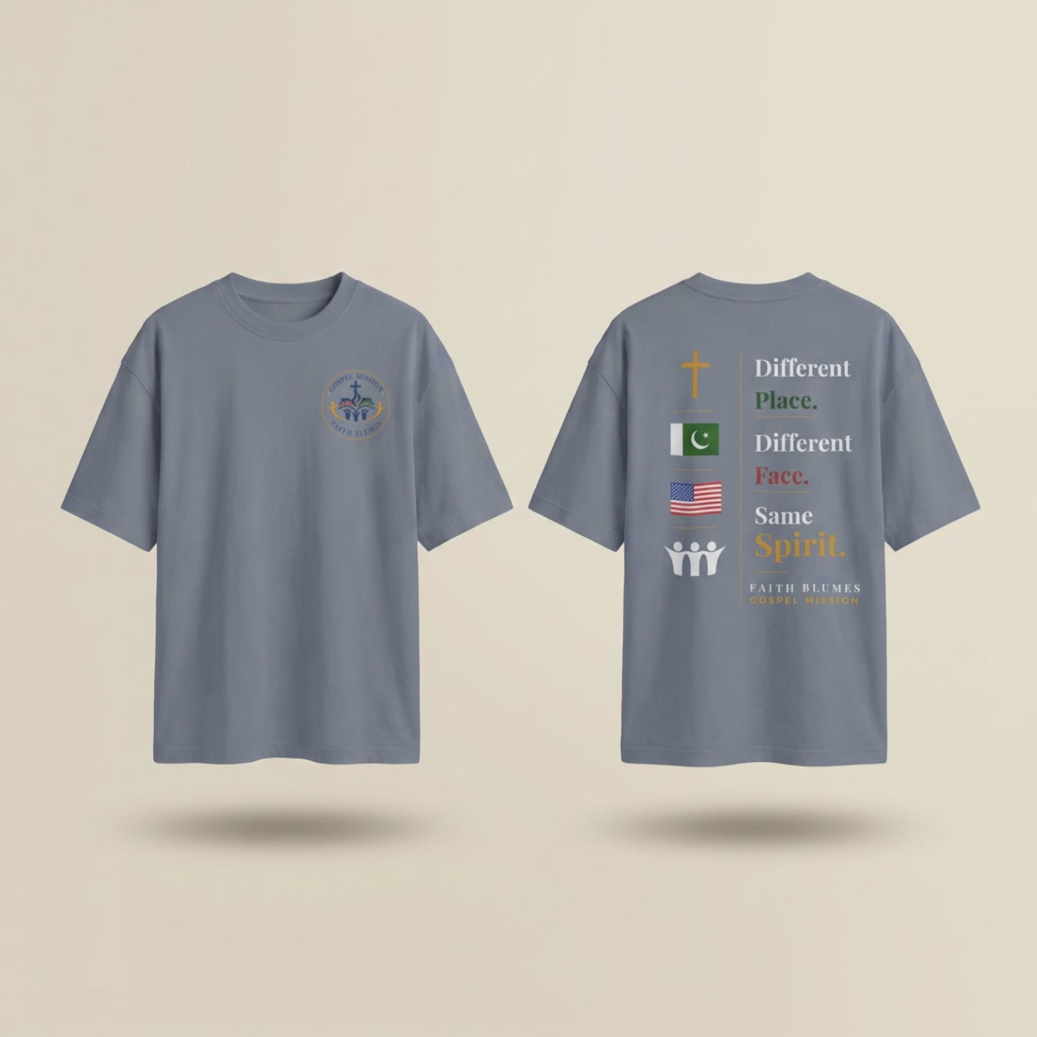 Different Place. Same Spirit Tee