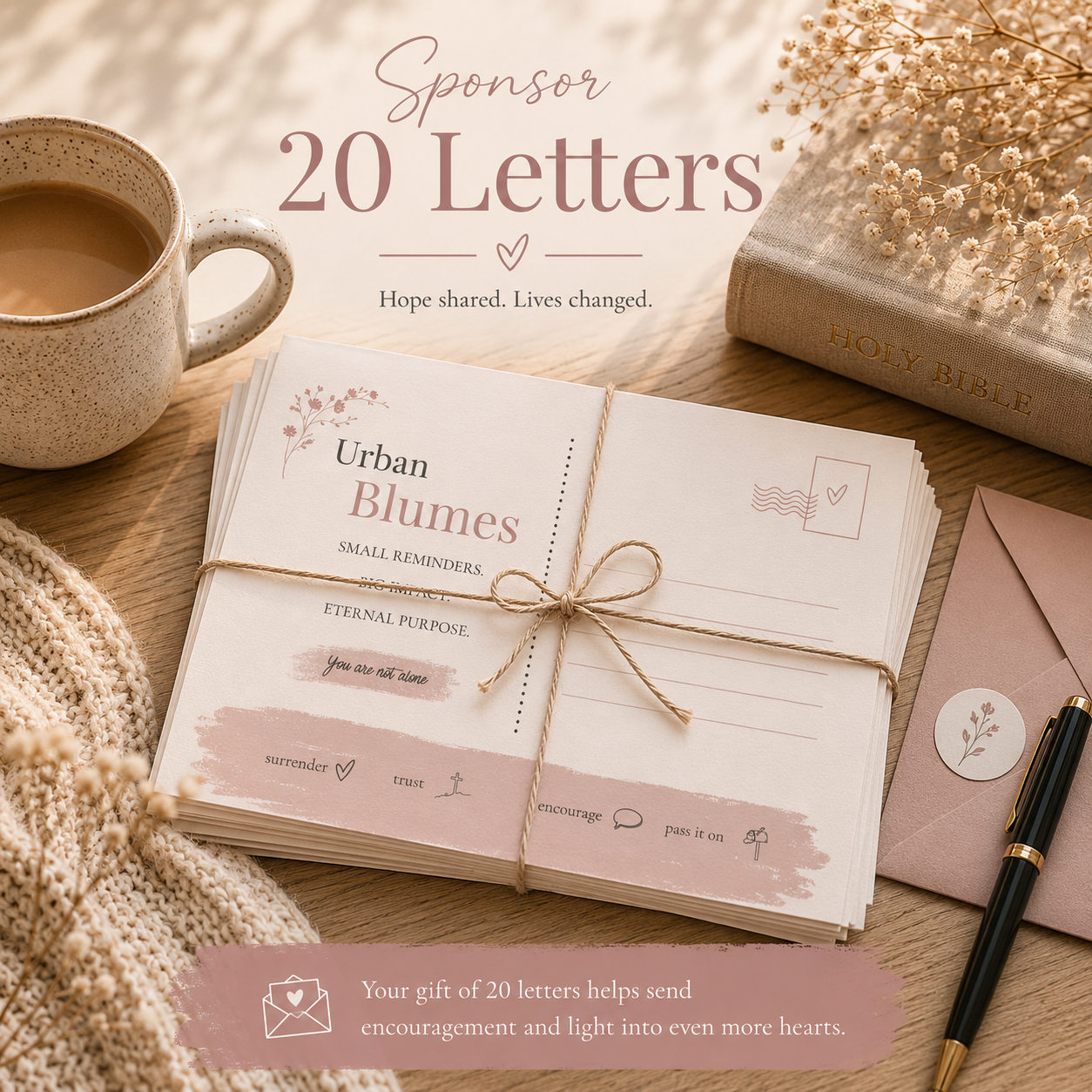 Sponsor Letters of Hope